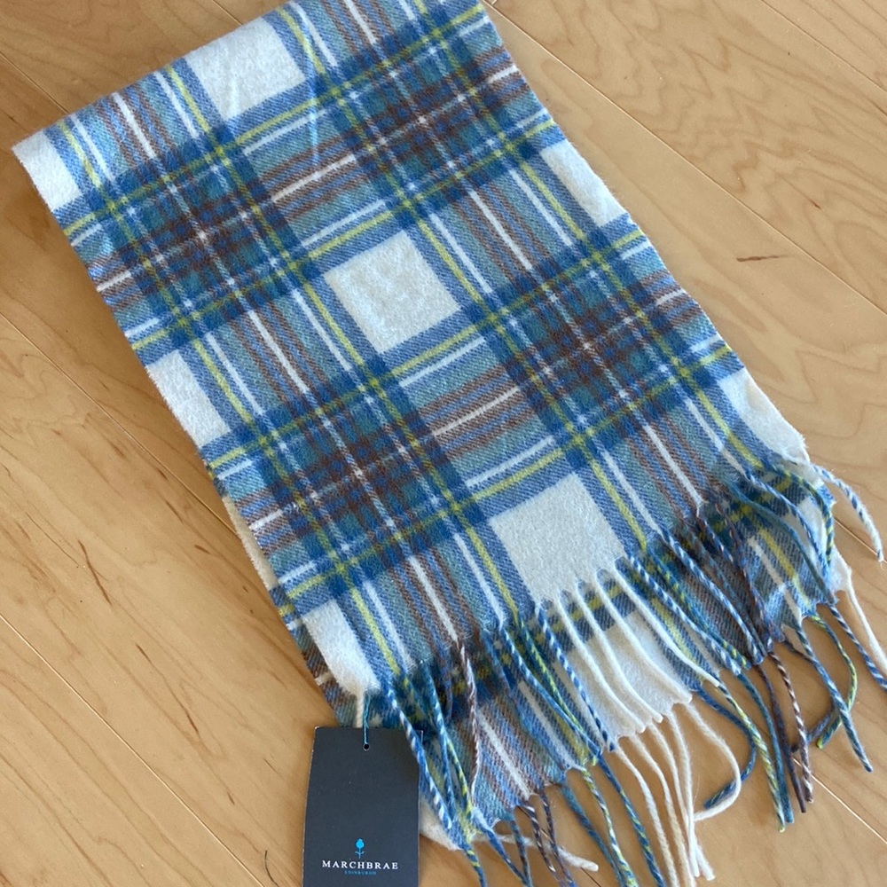 Women’s Marchbrae Cashmere Scarf handmade in Edinburgh Scotland
